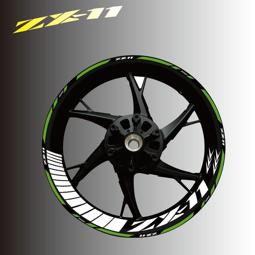 川崎ZX-11R10R6R反光轮毂贴