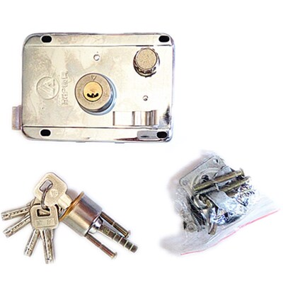 老式月牙地下室外装门锁