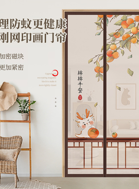 夏季防蚊门帘家用金刚网网纱磁性自吸防蚊蝇自粘隔断窗免打孔