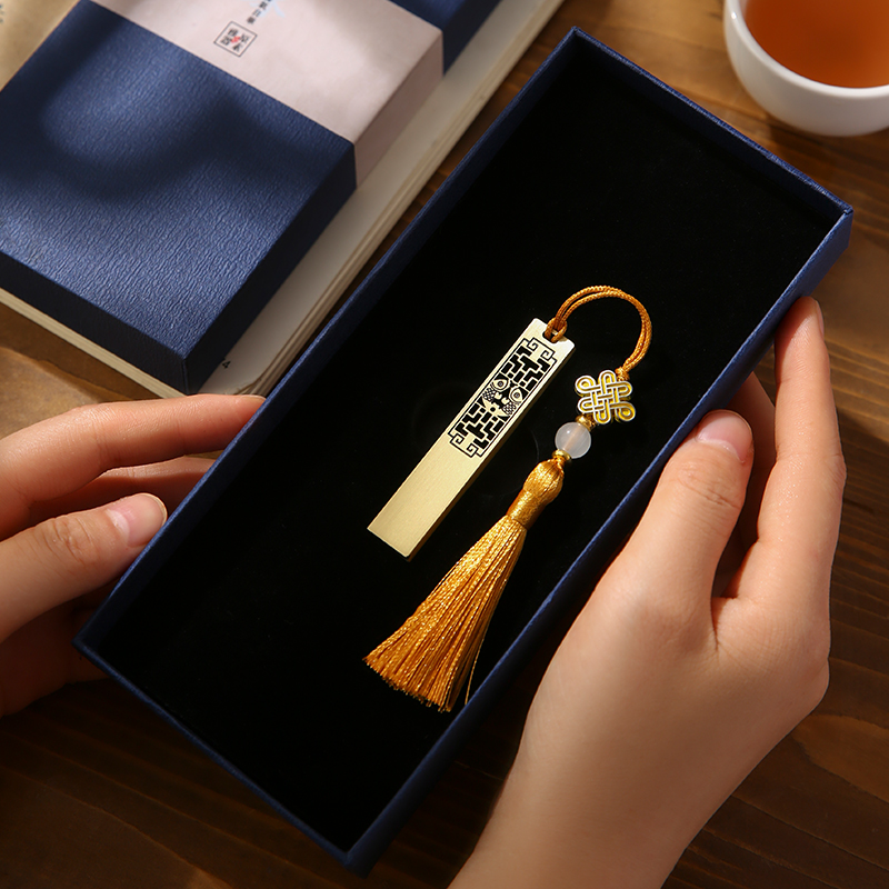 中国风窗棂锦鲤U盘32g正品高速大容量64g高档礼盒装定制logo刻字