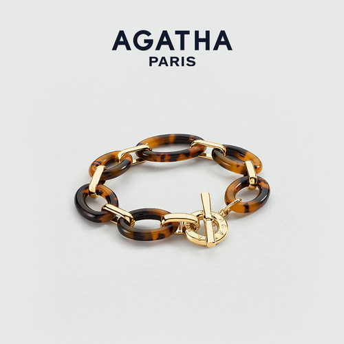 AGATHA圆梦系列玳瑁色手链