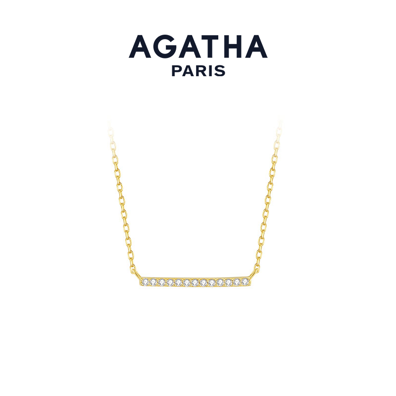 AGATHA/瑷嘉莎巴璨小金条项链