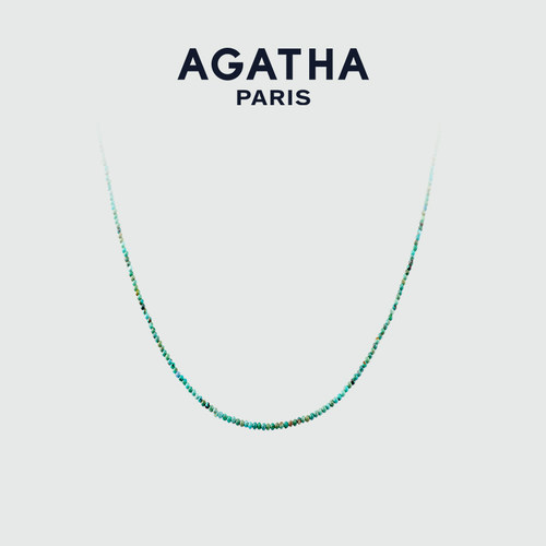 AGATHA/瑷嘉莎个性化定制系列法式轻奢项链锁骨链气质设计感