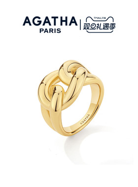 AGATHA/瑷嘉莎流金系列环扣戒指