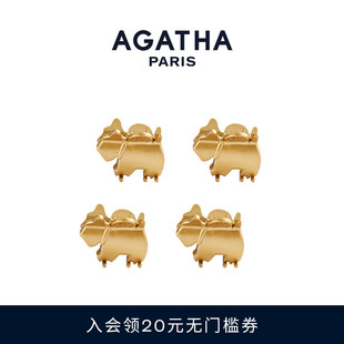瑷嘉莎迷你发夹美拉德穿搭刘海夹抓夹生日礼物 AGATHA