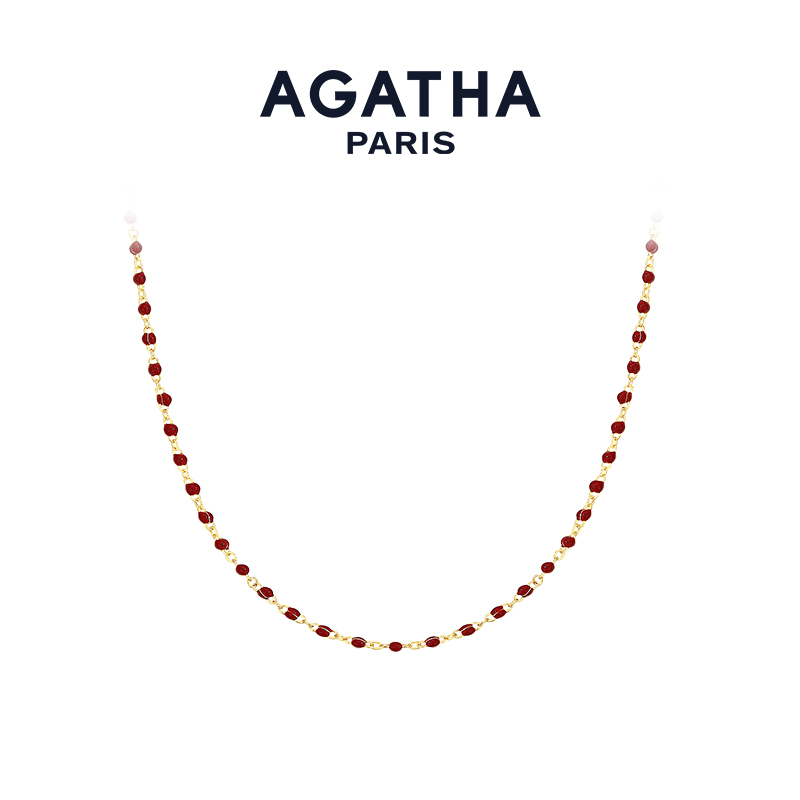 【新品】AGATHA/瑷嘉莎个性化定制系列项链新款女锁骨链生日礼物