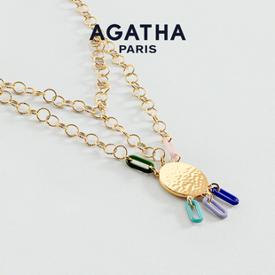 AGATHA/瑷嘉莎Yé-Yé派对小狗系列项链项圈潮流法式情人节礼物