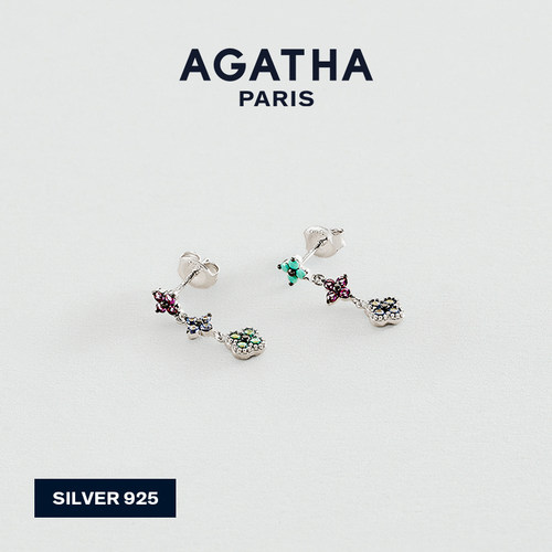 幸运四叶花耳饰AGATHA