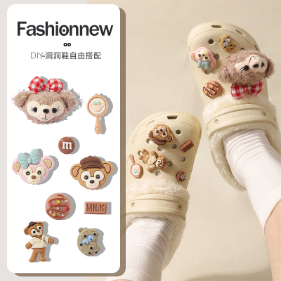 洞洞鞋冬季加绒内胆可拆卸棉套