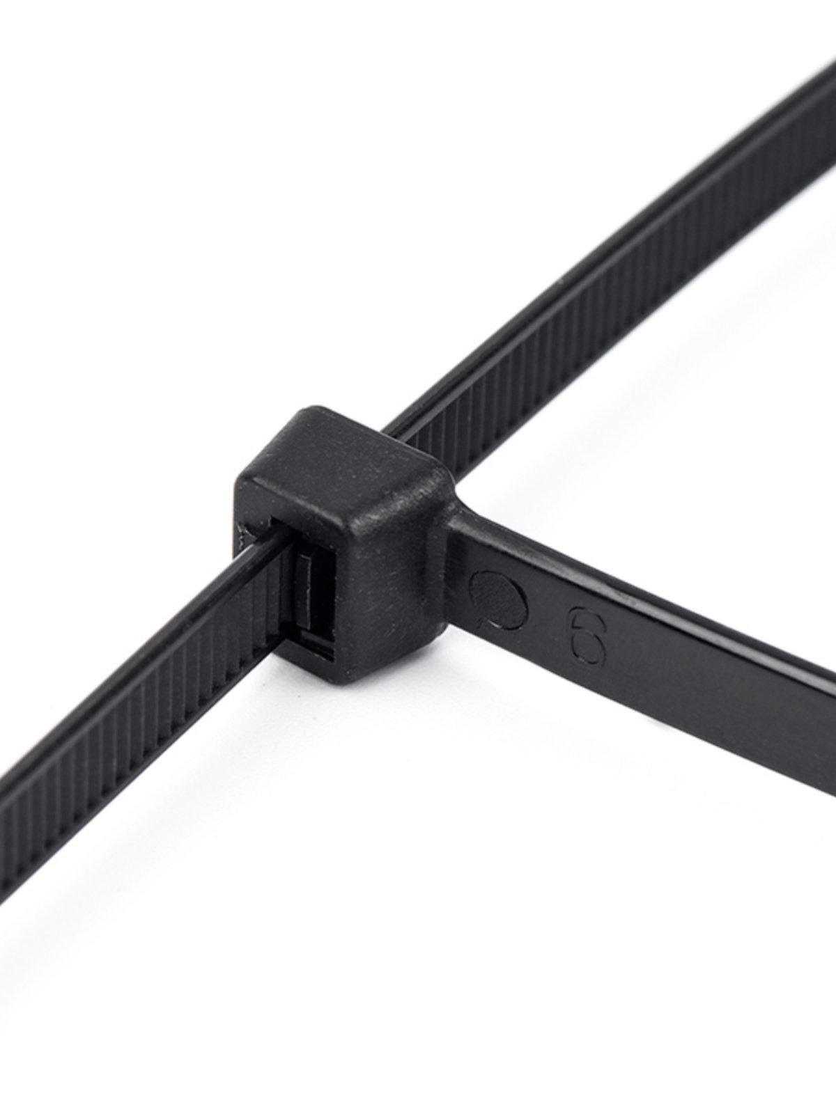 扎带宽 大 号国标自锁式尼龙扎带扎线带100条塑10系列黑白色