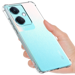 希凯适用OPPOK11手机壳透明oppo k11x保护套5G新款k11硅胶外壳气囊防摔全包边软壳男女个性创意简约指环支架