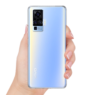 希凯适用vivox50pro手机壳VIVO X50保护套x50pro+硅胶全包边气囊防摔软壳新款透明外壳男女网红个性创意支架