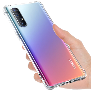 希凯适用opporeno3pro手机壳OPPO Reno3Pro保护套新款透明软壳气囊防摔全包边硅胶外壳男女个性创意简约支架