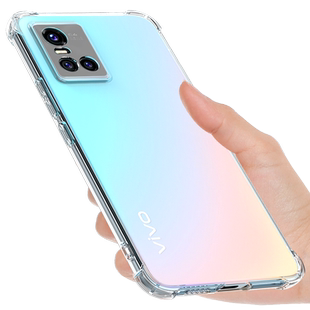希凯适用vivos10手机壳S10PRO手机套S12 12pro气囊透明s10e防摔软壳s9保护套S9E新款硅胶外壳全包边男女简约