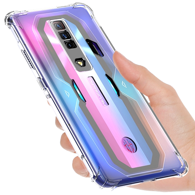 适用于红魔7手机壳透明防摔软套