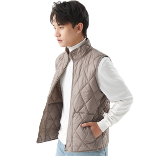 羽绒棉男士2025新款马甲男款秋冬外套保暖内穿棉背心男式休闲马夹