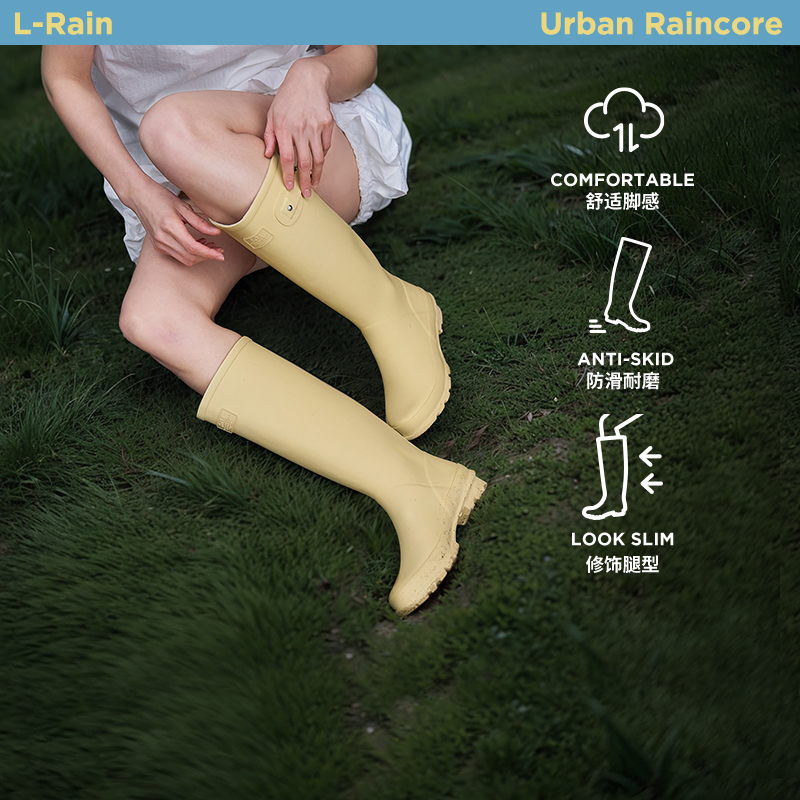 雨鞋女款成人时尚外穿长筒雨靴防水防滑不累脚户外徒步新型水鞋