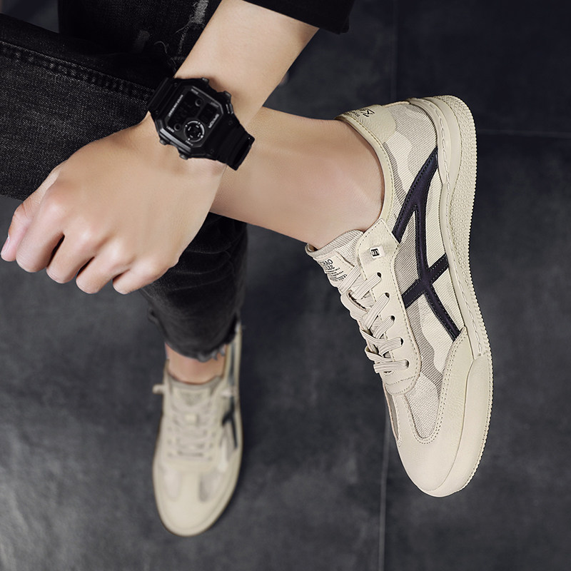 남성 신발 2024 새로운 겨울 포레스트 검프 신발 남성 유행 신발 스포츠 및 캐주얼 신발 통기성과 다목적 남성 캔버스 신발