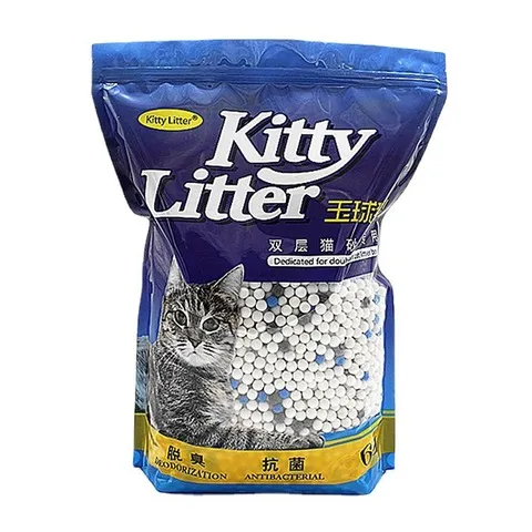 砂猫厕所TIO猫砂活性炭猫厕所硅胶玉球爱丽丝水晶双层