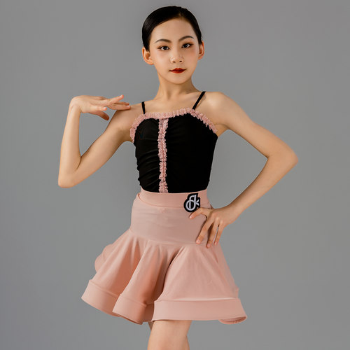 梵蒂恺拉丁舞服女童2025夏季新款