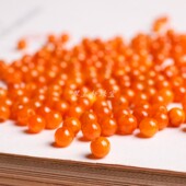 翡翠红翡小散珠4mm烧红迷你小珠diy编织吊坠链珠子手串手链隔珠