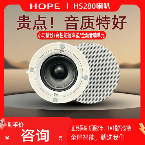 HOPE/向往HS280迷你同轴吸顶音箱