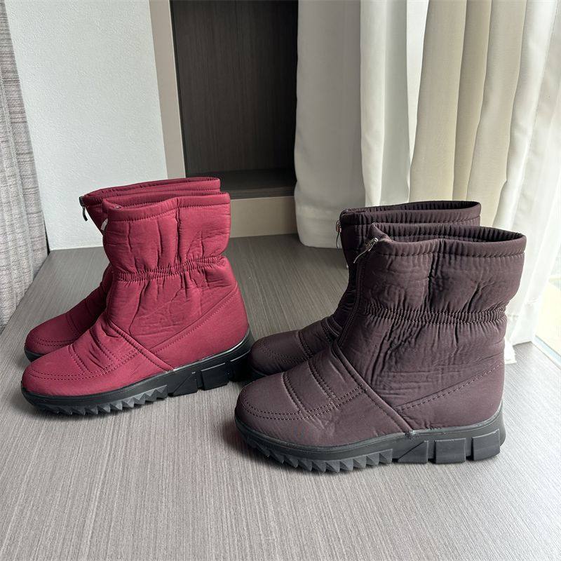 清仓捡漏加厚棉鞋女高帮中老年加绒雪地靴女短筒靴防水防滑妈妈鞋,女鞋,时尚雪地靴,淘宝优惠券,粉丝福利购,淘宝优惠卷
