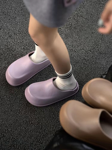 品牌捡漏包头拖鞋男女夏外穿2026新款穆勒一脚蹬半拖鞋厨师鞋厚底