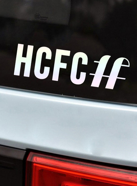 HCFC张敬轩个性罗兵装饰汽车后玻璃潮流文字电动摩托车贴