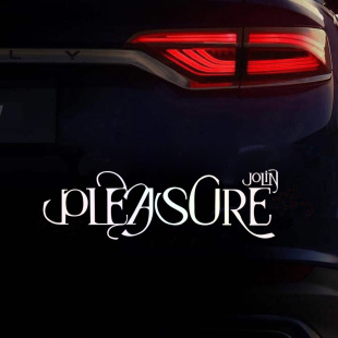 Jolin蔡依林新专辑PLEASURE贴纸汽车电动摩托车箱包个性装饰车贴