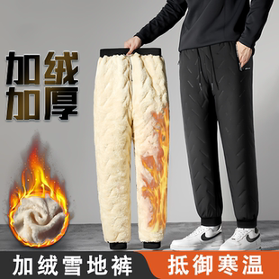 反季 防寒保暖防风防水男女同款 清仓 外穿加绒棉裤 雪地裤 冬季