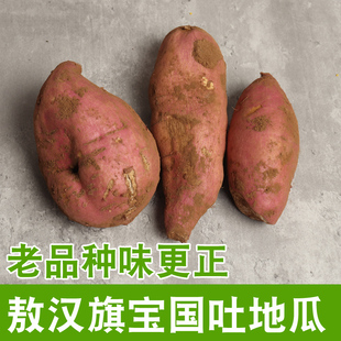 宝国吐地瓜旱地甜沙红薯25年新鲜农家自种小番薯地瓜山芋赤峰特产