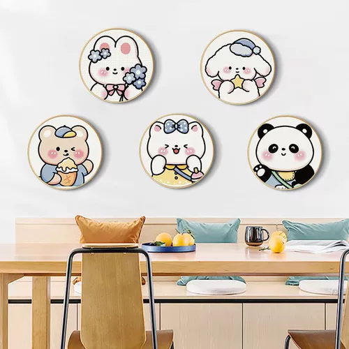 Cross -Stitch 2024 Новая мультипликационная DIY Маленькая картина