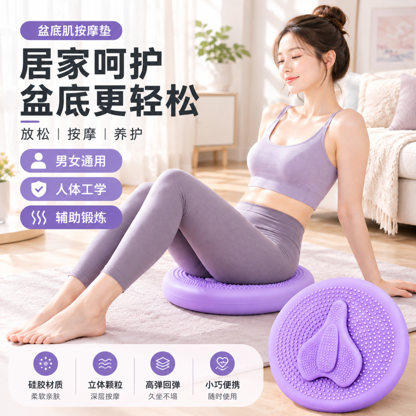 盆底肌辅助训练按摩器收胯骨盆