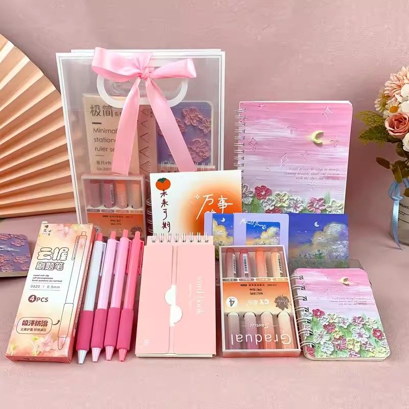 油画风文具套装礼盒女孩儿童十岁实用生日礼物小学生奖励礼品学习用品