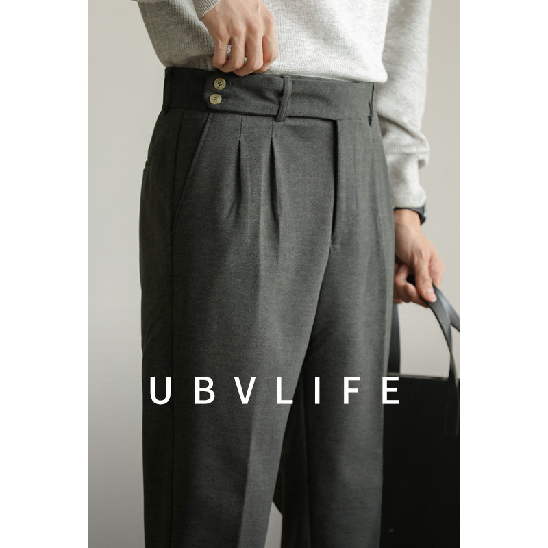 UBV轻商务免烫修身休闲裤图片