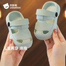 男女室内防滑S 外穿婴幼儿凉鞋 贝肽斯宝宝拖鞋 一到三岁儿童洞洞鞋