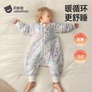 贝肽斯[肽奢]睡袋婴儿春秋冬款宝宝分腿儿童羊毛防踢被四季通用