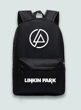 林肯公园 LINKIN PARK双肩包高中生书包简约休闲百搭时尚手提背包