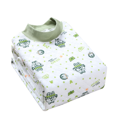 男童三层宝宝夹棉加厚保暖内衣