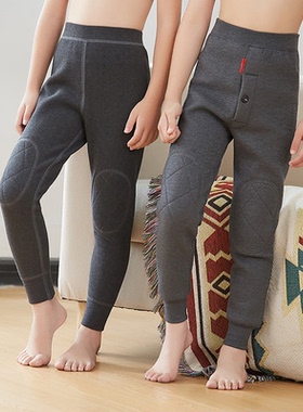 男童女童保暖裤加绒加厚秋裤儿童棉裤冬季宝宝护膝打底裤童装内穿