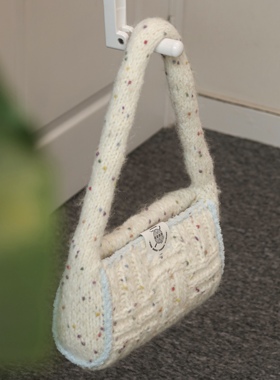 原创软糯nuo小奶糕腋下包编织材料套装自制diy毛线包创意手作礼物