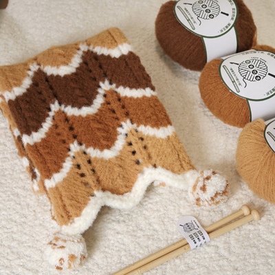 名辰方式毛线材料包围巾编织手作