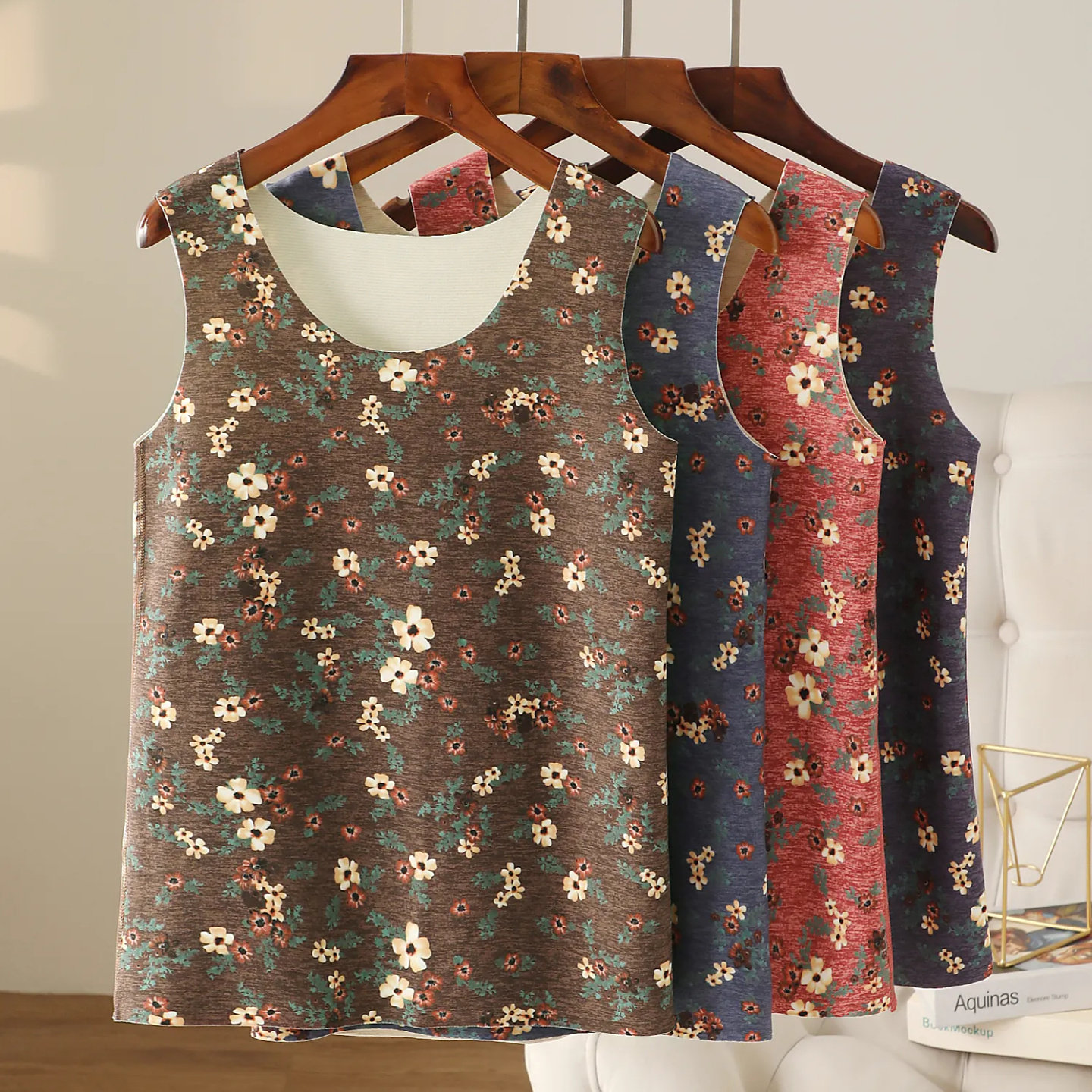 德绒内衣保暖背心女士秋冬季无痕吊带内搭女上衣妈妈无袖打底衣,女士内衣/男士内衣/家居服,保暖上装,淘宝优惠券,粉丝福利购,淘宝优惠卷