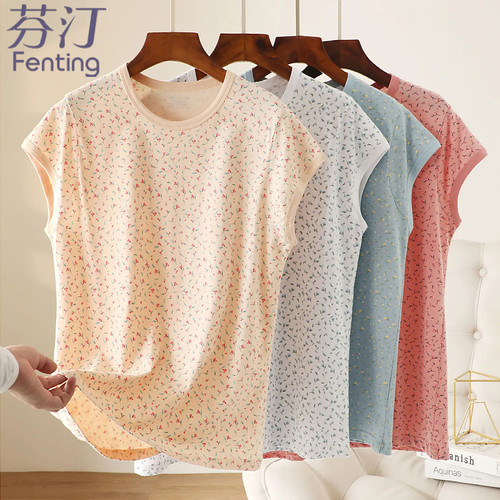 纯棉中老年妈妈装坎肩背心女夏季