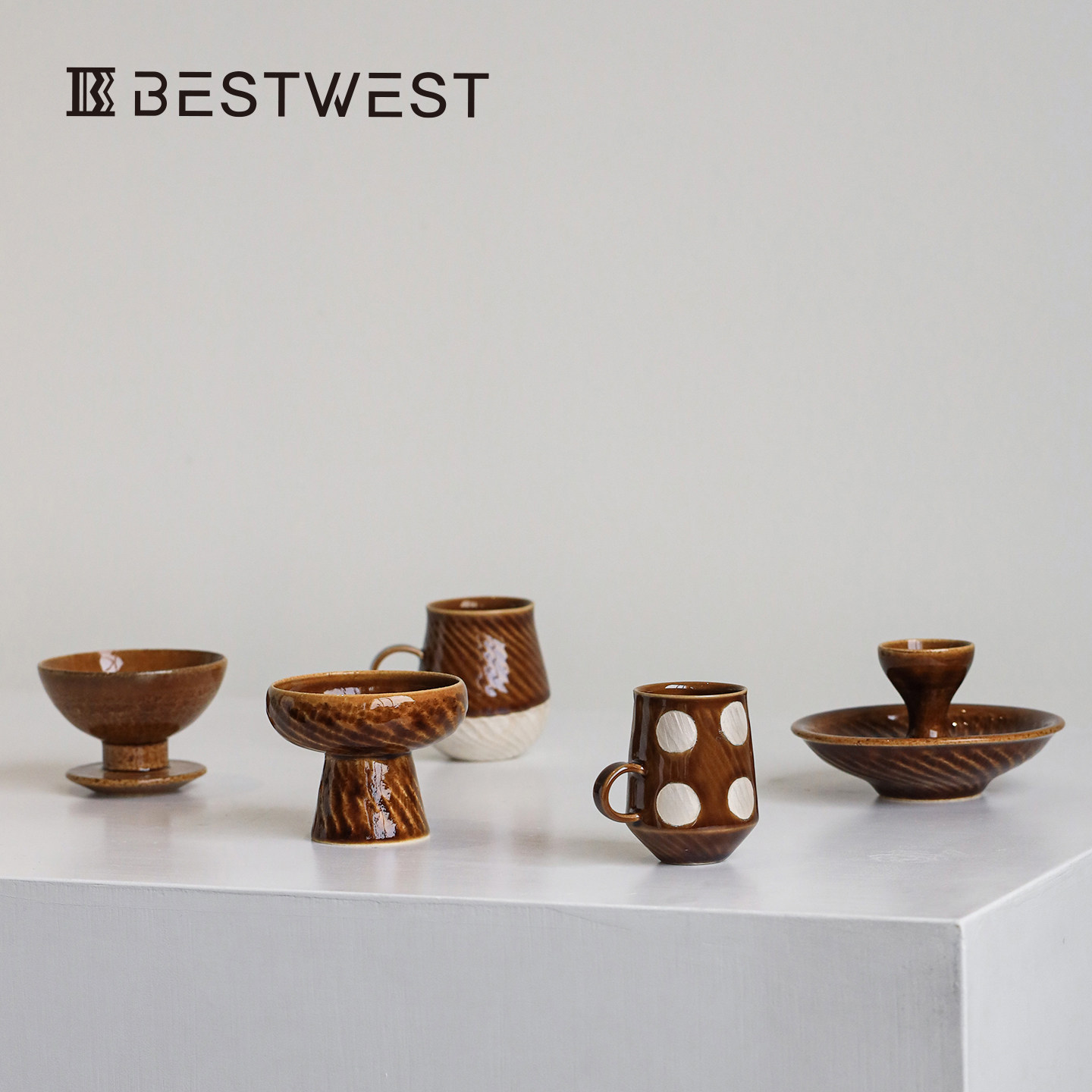 大丹陶瓷艺术家正品复古手工咖啡杯艺术感烛台摆件桌面装饰品小众,家居饰品,桌面摆件,淘宝优惠券,粉丝福利购,淘宝优惠卷