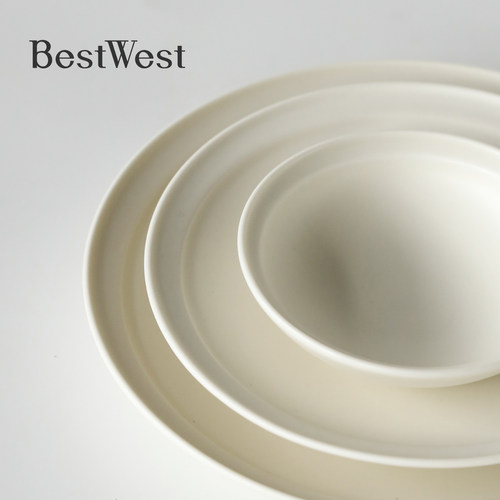 BESTWEST景德镇手作子口盘