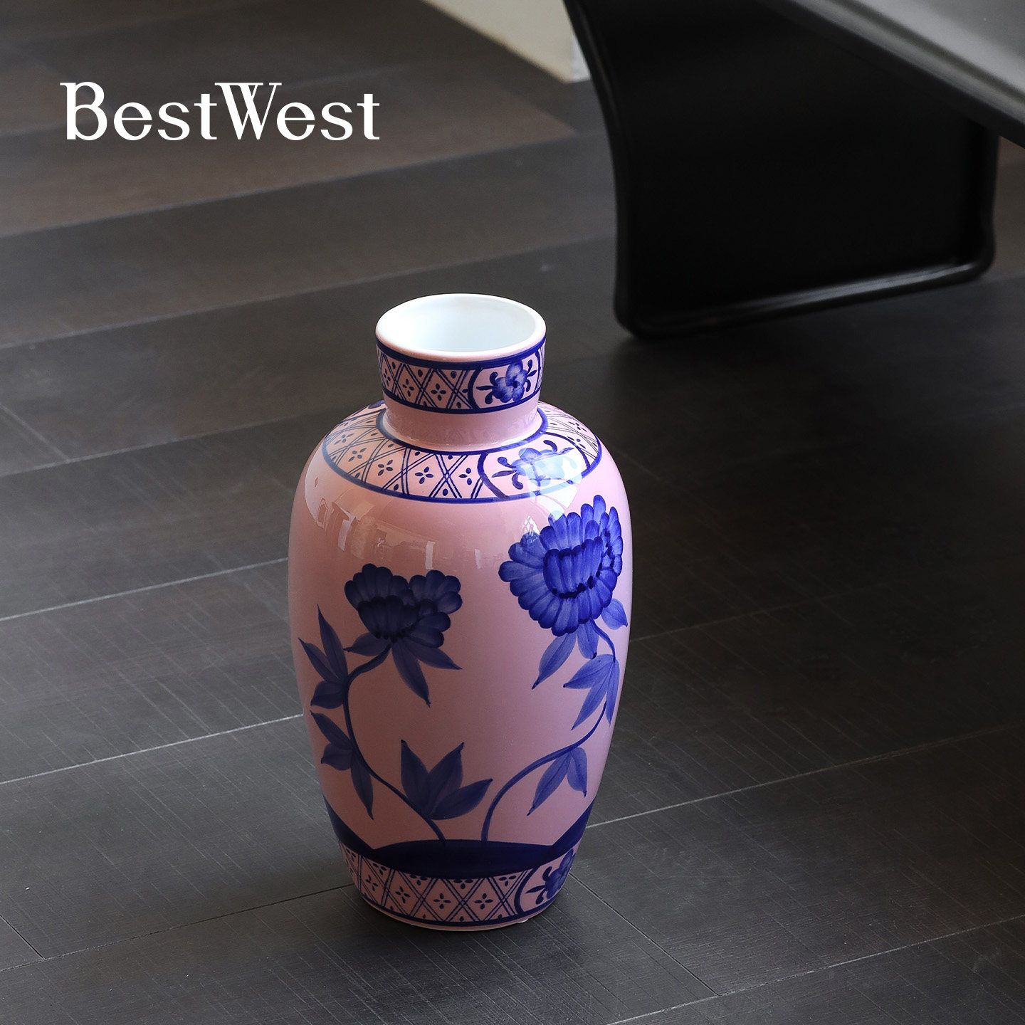 新中式复古陶瓷花瓶玄关书房青花瓷装饰摆件客厅高级感插花器皿,家居饰品,花瓶,淘宝优惠券,粉丝福利购,淘宝优惠卷