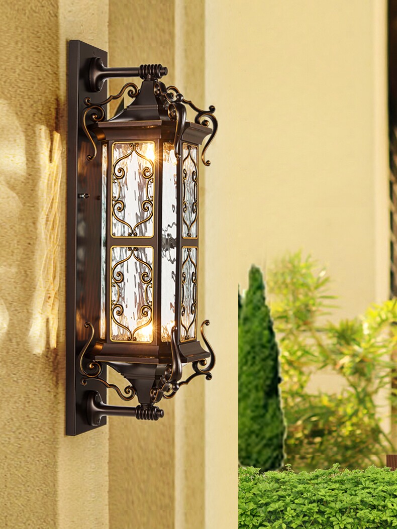 户外壁灯防水庭院灯花园别墅大门口两侧灯超亮室外阳台外墙围墙灯