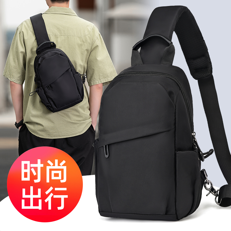 希卡时尚休闲轻便超实用男士胸包